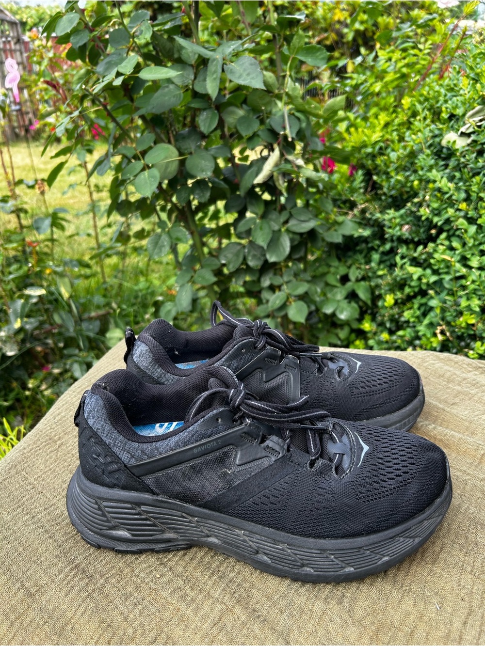 Hoka One One Gaviota II Women’s Black Running Sneakers Size 7 - Picture 2 of 16